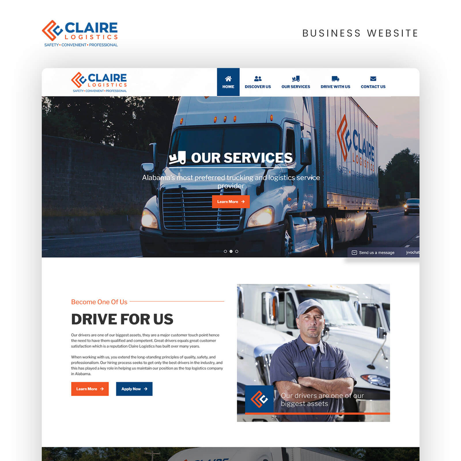 portfolio-websites-featured-a-clairelogistics